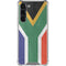 South Africa Flag Distressed Galaxy S23 Plus Clear Case